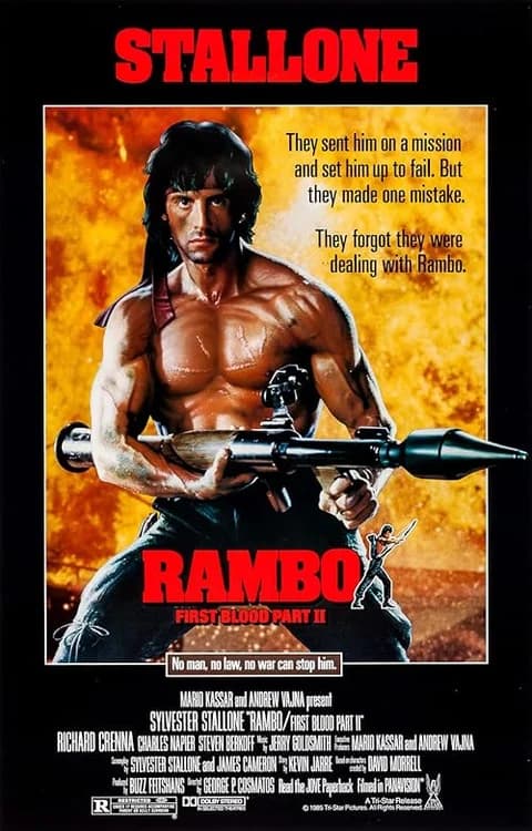 Rambo: First Blood Part II film posteri
